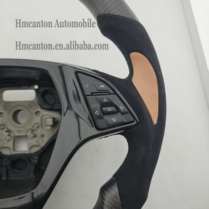Volant de direction en Alcantara carbone mat à prix de gros pour Chevrolet Camaro - Product Image 2