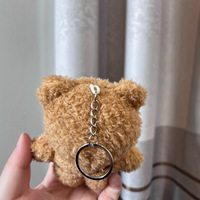 Sac à dos petit ours pendentif peluche poupée cartable pour enfants porte-clés vente en gros mignon
