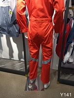 Combinaison pilote en coton pour hommes Combinaison ignifuge à manches longues unisexe Vente en gros uniforme de mécanicien d'usine