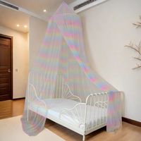 Canopée de lit avec moustiquaire Couverture d'auvent durable et attrayante avec protection efficace contre les moustiques