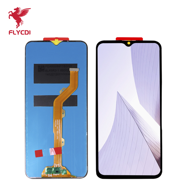 FLYCDI LCD Touch Screen 6.52 Inches Incell Replacement for Infinix X650 Hot8 KC2 Camon12 CC7 KC8 Spark4 X650B 100% Tested