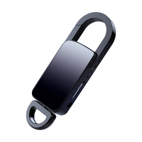 Enregistreur vocal Lecteur MP3 WAV HD Réduction du bruit Alliage de zinc Porte-clés USB Longue autonomie Utilisation en réunion