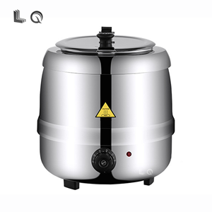 Olla Eléctrica Grande de Acero Inoxidable 201 de 10L para Restaurante, Servicio de Buffet para Hotel, Contenedores Aislados para Sopa Caliente - Product Image 1
