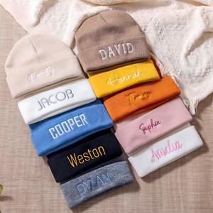 Gorro de Punto Personalizado de <span class=keywords><strong>Lana</strong></span> <span class=keywords><strong>Merino</strong></span> de Alta Calidad, Gorro de Invierno Suave, Pesado y Cálido, Gorro de Punto Unisex Liso con Logotipo Bordado para Exteriores - Product Image 3