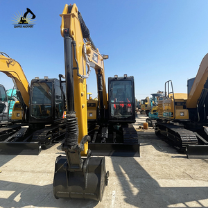 Équipement de construction lourd, excavatrice d'occasion SANY SY75CPRO, Isuzu, capacité de la benne de 0,3 m³, poids opérationnel de 7350 kg - Product Image 1