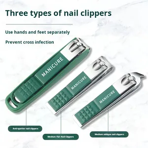 High Quality Nail Cutter Manicure Tool 4 Piece Stainless Steel Nail Clipper Set