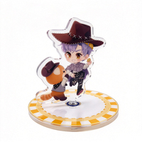 Support d'affichage personnalisé en acrylique pour figurines, impression UV, découpe laser, figurine irrégulière, accessoire de bureau décoratif
