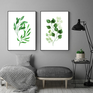 Foglie verdi <span class=keywords><strong>Poster</strong></span> su tela senza cornice soggiorno parete Home Art Decor pittura a olio su tela <span class=keywords><strong>Poster</strong></span> <span class=keywords><strong>e</strong></span> <span class=keywords><strong>stampe</strong></span> Art Pictur - Product Image 6