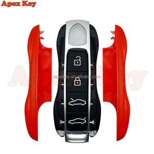 Fundas de Repuesto para Llaves de Alta Calidad en Color Naranja para Porsche con Adhesivos para Crear Marcos de Fotos Artísticos - Product Image 2