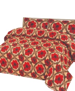 Bán Hot 100% Polyester Nhà Sản Xuất Bán Buôn Microfiber 3D Floral Phân Tán In Bốn Miếng Ga Trải Giường Đặt Trong Dệt May Gia Đình - Product Image 1