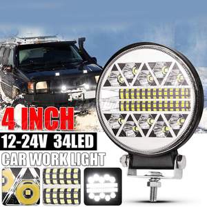 2 Piezas Barra de Luz LED de Trabajo de 12V 102W, Barra de Luz LED 3030 de 4 Pulgadas para Camión, Tractor, SUV, 4x4, Faros Delanteros LED para Coche, Barra de Iluminación de Trabajo - Product Image 1