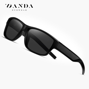 Lunettes de soleil polarisées Danda pour hommes S16105 UV400, monture PC, verres TAC, noires, style urbain, pour la pêche - Product Image 1
