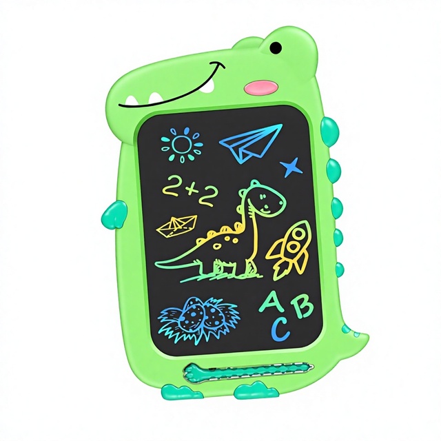 Cross-border New 85-inch/10-inch Cartoon Colorful unicorn Dinosaur Graffiti-style LCD Writing Tablet for Kids Model H013 Made