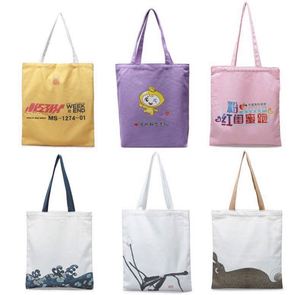 Eco Friendly Plain <b>Canvas</b> Cotton Medium Tote Bag with Zipper and Custom Logo Fashion Beach <b>Shopper</b> Bag - Product Image 4