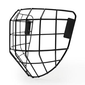 YOUNGSON Casque de hockey sur glace en acier inoxydable de qualité supérieure avec grille intégrale en fil rond pour joueurs, anti-buée, anti-rayures - Product Image 6