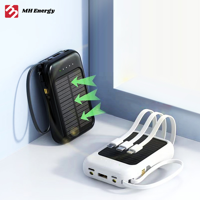 10000mah/20000mah Mini Solar Panel Battery Usb Charger Camping Portable Solar Cell Phone Chargers Power Bank
