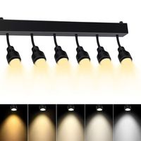 Foco LED Blanco Cálido de 6x10w DMX512, Luces LED para Escenario, Adecuado para Bodas, Fiestas, DJ, Discotecas, Equipos de Iluminación para Escenarios