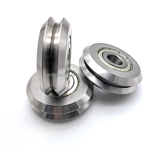W4 W4X VW4XXL RM4SSX RM4ZZ W4-2RS 15x59.94x19.05mm W Type <strong>V</strong> <strong>Groove</strong> Linear <strong>Guide</strong> Rail Track Roller <strong>Bearing</strong> - Product Image 1
