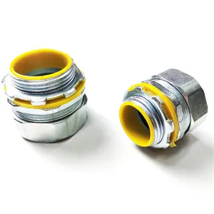 1/2 "Zink Gegoten Metalen Rechte Type Zink Vloeibare Strakke Flexibele Leiding Connector