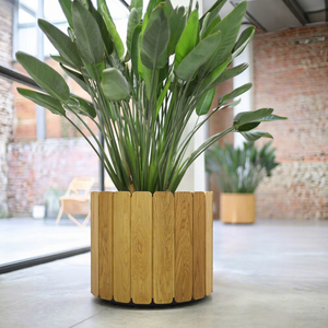 Pots de jardin en bois écologiques, vase à fleurs carré multicolores, style moderne, pot de fleurs de bureau pour la décoration de la maison et du salon - Product Image 1