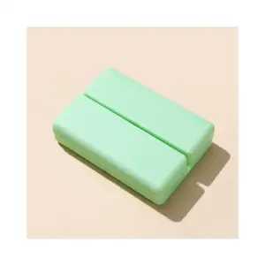 Beliebte magnetische grüne faltbare Pillen etui Box Sieben Fächer Wöchentliche Pille Organizer Travel Smart 7 Tage Medizin box