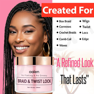 Gel coiffant professionnel Oalen Private Label pour tresses, tenue extrême, sans résidus, brillance intense, contrôle des bords - Product Image 4