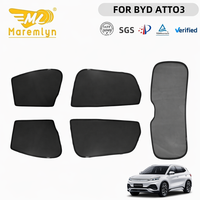 Pare-soleil magnétique en maille pour fenêtre, isolation thermique UV, compatible avec BYD ATTO 3 Yuan Plus, accessoires de protection solaire pour vitres de voiture