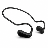 Écouteurs sportifs ouverts légers à oreille libre, 16g, tour de cou en silicone, autonomie de 8 heures et écouteurs USB Type-C