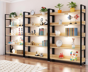 Armoire de présentation en bois personnalisée, plusieurs niveaux, pour sacs de luxe, présentoir à usage domestique, support de rangement de jouets, cadeau, pièces - Product Image 2