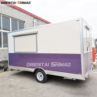 Oriental Shimao nouveau design Offre Spéciale mode camion alimentaire remorque à chevaux churros chariot à vendre