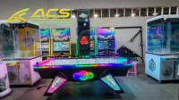 Table de hockey sur air commerciale ACS à monnayeur pour 2 joueurs, machine de jeu d'arcade avec marqueur électronique, équipement sportif d'intérieur pour le jeu