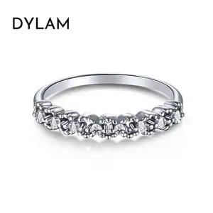 Dylam Perhiasan Dalam Stok Terbaru Desain Baru MOQ Rendah Penjualan Laris Kualitas Tinggi Cantik Cantik S925 Perak Murni Cincin Wanita