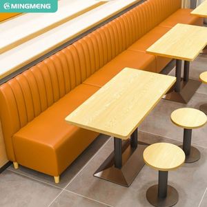 Cabina de restaurante de lujo ligera para uso comercial, sofá moderno para restaurante de comida rápida para muebles de restaurante - Product Image 2