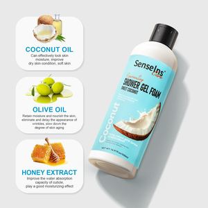 Gel Douche Moussant Coco Doux en Gros Nettoyant en Profondeur Hydratant Nourrissant 500 mL Logo Personnalisé - Product Image 4