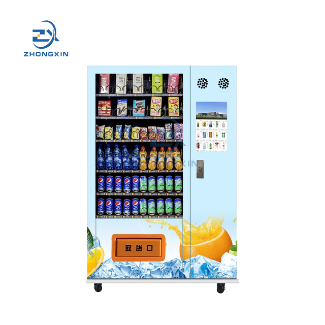 ZX Bottled Ice and Water Cold Drink Auto Snack Vending Machine