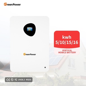 Batterie solaire Powerwall étanche IP20 IP65 5kWh 10kWh 15kWh 51.2V 100Ah 200Ah Lithium-ion avec BMS HZEB-LCT-10 - Product Image 1
