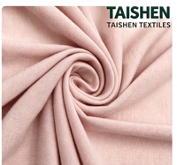 Échantillons Gratuits Tissu Sergé Teint 170 g/m² Effet Coton 95% Polyester 5% Spandex Anti-Boulochage Anti-Statique Jersey 150D pour T-shirts Filles Garçons