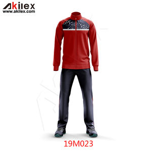 Chándales de Fútbol con Cremallera al por Mayor, Baratos y de Alta Calidad, Diseño Personalizado, Chándales de Entrenamiento para Clubes, Ropa Deportiva para Hombre - Product Image 2