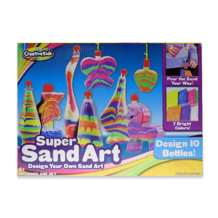 Handcraft Diy Craft Decoration Children Toys Art And Craft Super Sand Art For Kids