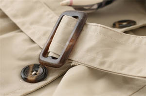 Nouvelles arrivées : Ensemble veste d'automne pour filles avec ceinture, vêtements pour bébé fille à boutons, manteau pour enfants avec nœud décoratif pour le printemps et l'automne - Product Image 5