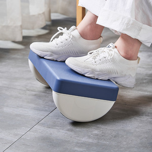 <b>Footrest</b> Office Footstool 180 Degree Rocking Ergonomic For Chair Use White Light Gray Blue - Product Image 2