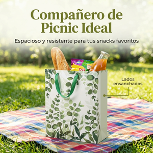Bolsa de Papel con Estampado de Eucalipto Personalizable, Bolsa de Regalo Ideal para Floristerías - Product Image 3