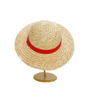 Sombrero de Paja SOLPOP de Luffy, Disfraz de Anime, Sombrero de Paja de Verano para Adultos, Cosplay de Pirata, Accesorios de Cosplay, Sombrero Panamá con Cinta Roja - Product Image 6