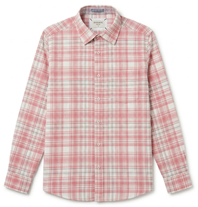 Cotton Oxford Checked Shirt Men Casual Slim Fit Long Sleeve Formal Export Quality Bulk Wholesale Supplier - Product Image 1