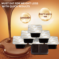 Délicieux Sachets de Chocolat Chaud Instantané Sans Sucre pour Mincir, Café aux Fruits, Faible en Glucides, Sans Gluten, Régime Sain, Riche en Protéines, Keto