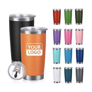 Vaso Térmico de Acero Inoxidable de 20oz con Aislamiento al Vacío, Personalizado con Logotipo, para Viaje, Taza de Café Térmica con Logotipo - Product Image 1