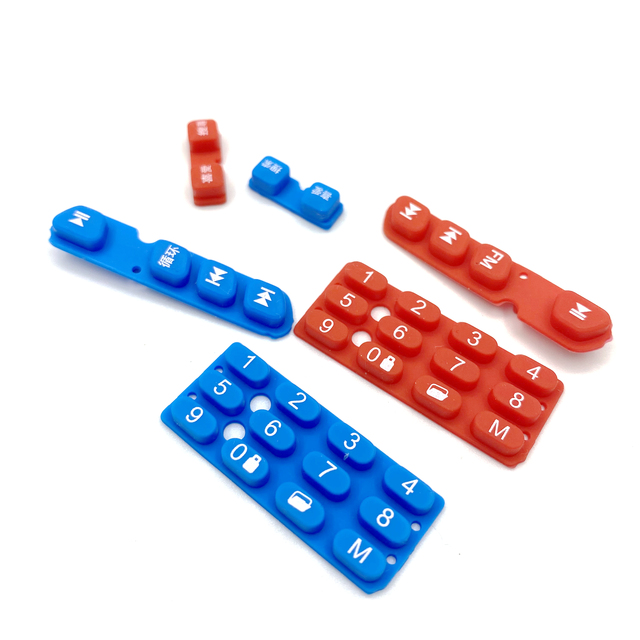 High Quality Custom Silicone Rubber Button Keypad Professional Manufacturer's Customizable Household Rubber Keyboard