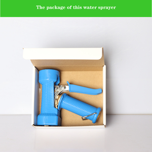 Pulverizador de pistola de manguera de metal de agua G1/2, gatillo de empuñadura azul, herramienta de limpieza de pulverizadores eléctricos portátiles ajustables de gran flujo de baja presión - Product Image 5