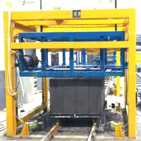 Mesin Pembuat Blok Beton Ringan Isolasi Diri Seluler CLC Motor PLC 100m/hari Produktivitas Tinggi Otomatisasi Penuh