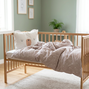 Ensemble de literie en tissu mousseline respirant imprimé à 2 couches 100% coton pour enfants - Product Image 4